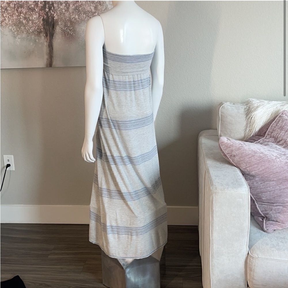 MAX STUDIO • maxi dress/skirt • small • blues & grays • super soft fabric (1558) - Picture 4 of 8